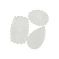 CRYSTALIS 3pcs Natural Crystal-Quartz, Carved Loose Gemstone, Wholesale Bulk Cabochons, Jewelry Making Supply, Chakra Healing Polished Stones, Wire Wrapping, DIY, Gem Collection, Mix-shapes, AA+