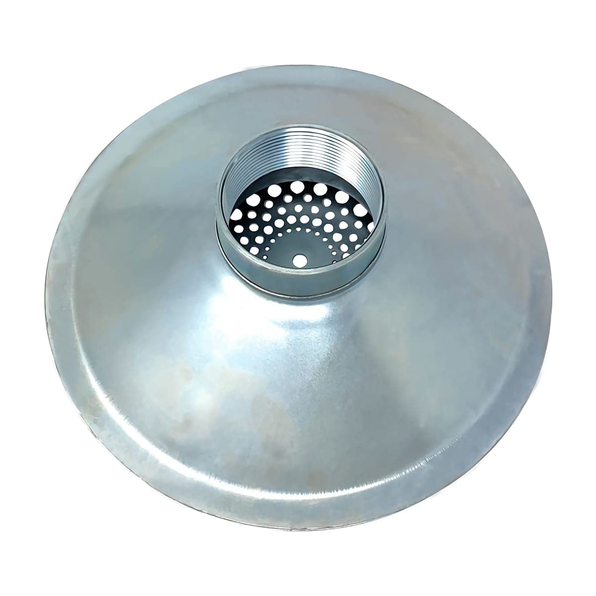 Gloxco 3" Skimmer Suction Strainer, Bottom Hole, Zinc Plated Steel (STR-SKBH300)