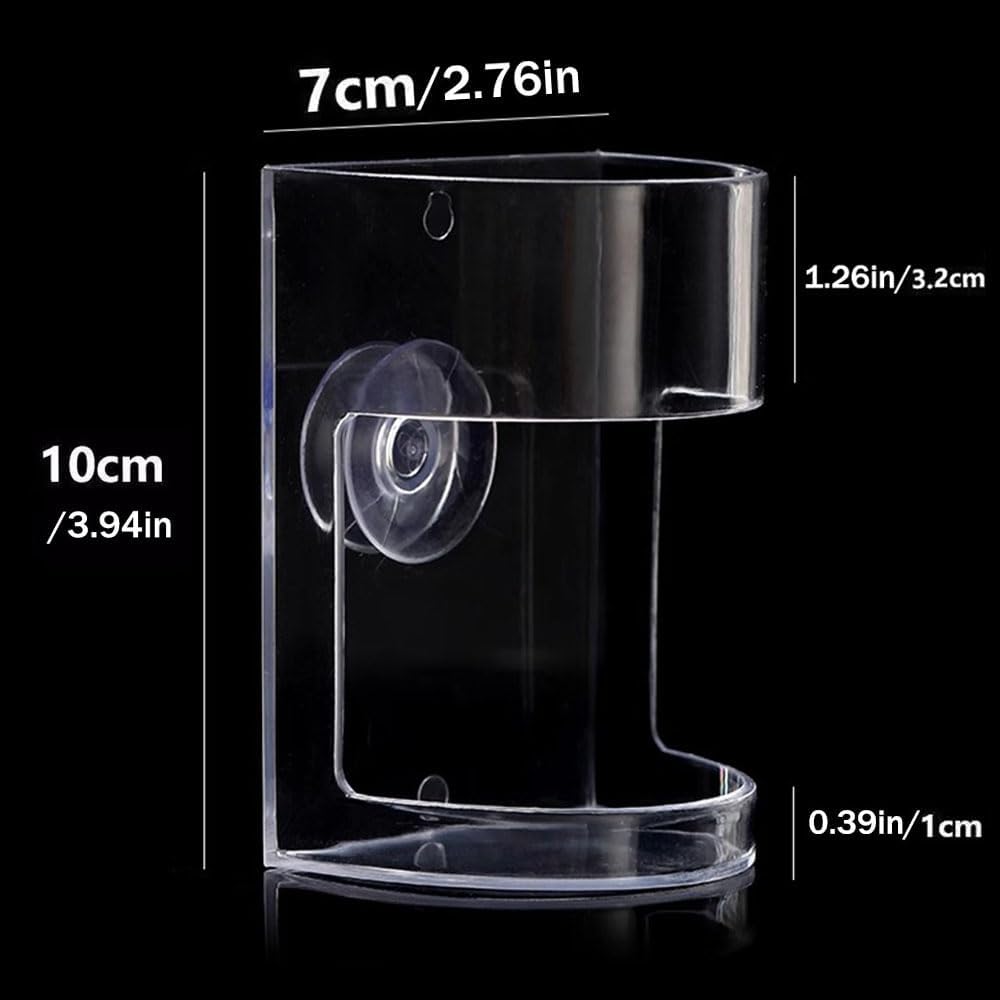Fish Feeder Oval Back Flat Automatic Feeders Reduced Filter Clogging Tank Suitable for All Kinds of Food Tank Accessories