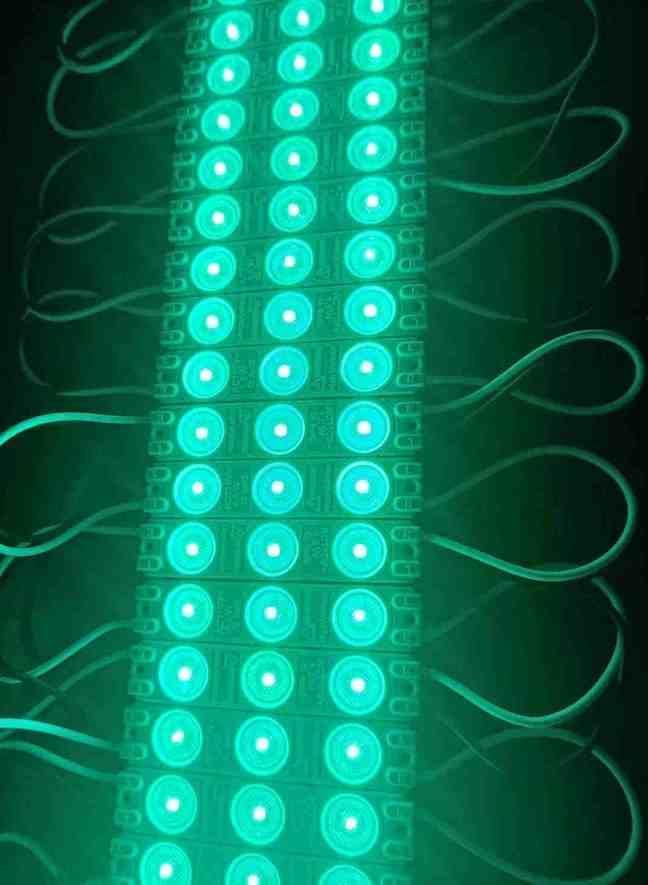 Q QINGCHEN 110V AC 3.0W Green LED Module Strip Decorative Light for Letter Sign Advertising Signs with Tape Adhesive Backside (80pcs Pack,Green)