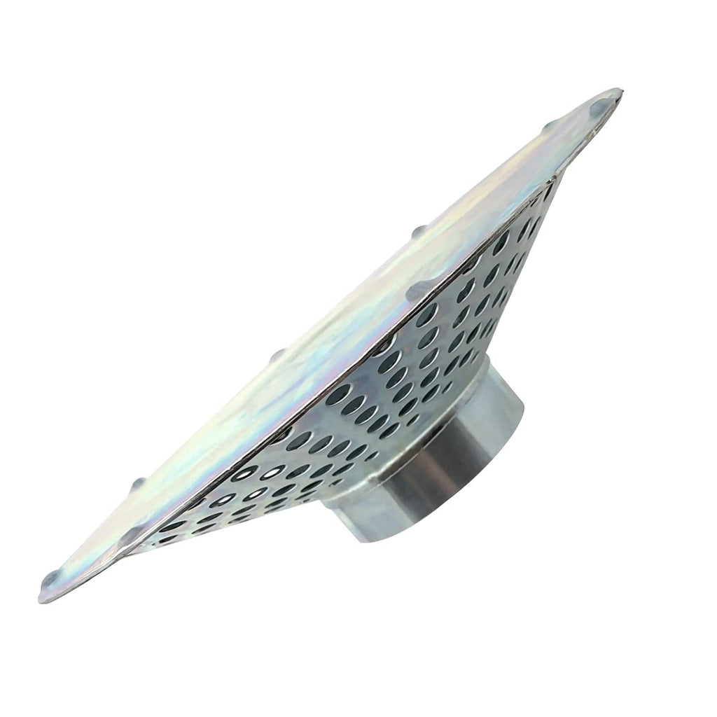 Gloxco 3" Skimmer Suction Strainer, Top Hole, Zinc Plated Steel (STR-SKTH300)