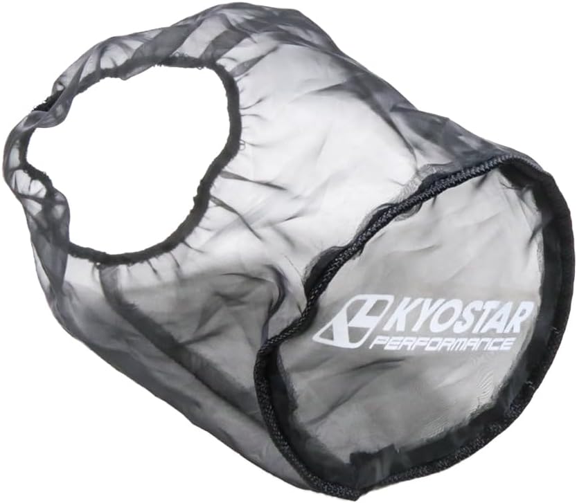 Kyostar Universal Air Filter Cover, Dustproof Cold Air Intake Filter Cover Wrap for Car, Air Intake Filter Sock Cover for High Flow Air Intake Filters