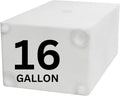 16 Gallon RV Fresh Water Tank, Potable Water Storage Tank for Drinking, Cooking, Cleaning, Showering, for Campers, Trailers, Motorhomes, RVs, Cube Shape, 25" x 15" x 11" (WT-5545)