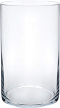 Royal Imports Flower Glass Vase Decorative Centerpiece for Home or Wedding - Cylinder Shape, 6" Tall, 3.5" Opening, Clear