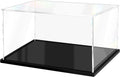 Acrylic Display Case for Collectibles Assemble Clear Display Case for Figures Alternative Glass Boxes for Lego Doll Toys Home Storage(16x8x8 inch; 40x20x20 cm)