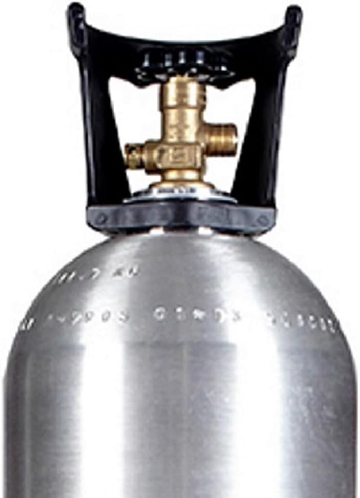 New 50 lb Aluminum CO2 Cylinder with CGA320 Valve