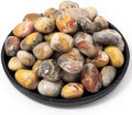 Crazy Lace Agate Healing Crystal Stone Set - 24 Pieces, 0.6" Natural & Polished Stones for Healing, Meditation, Reiki, Chakra, Crafting & Decoration
