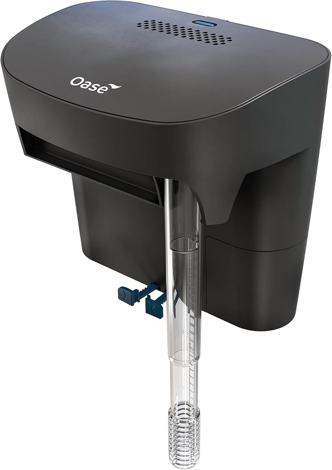 OASE BioStyle Thermo Power Filter with Built-in Heater for Aquariums up to 30 gallons, Multi-Stage Filtration, Easy Maintenance, Quiet Hang on Back Filter, Grey