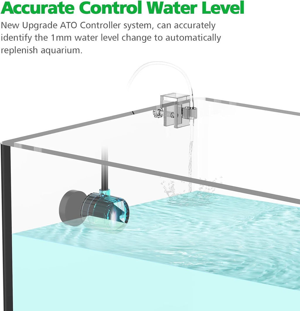 Auto Top Off for Saltwater Aquarium Water ATO System for Both Reef and Fresh Tank - Blue