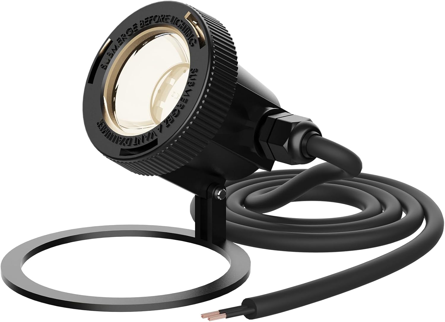 MALIBU Landscape Lighting 5.4W LED Pond Light 12V AC Low Voltage Submersible Lights Underwater 2900K Warm White Waterproof Underwater Lighting for Outdoor Ponds Fountains Waterfalls 1Pack