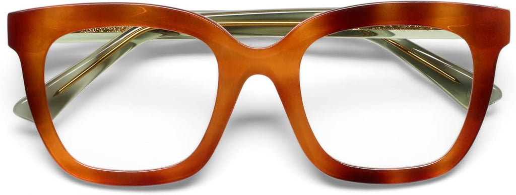 Peepers by PeeperSpecs Oprah's Favorite Things Women's Fanfare Square Blue Light Blocking Reading Glasses