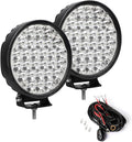 EXZEIT 6 inch 224w Led Driving Lights, 22400 lumens Fog Light Ofroad Lights for Jeep Trucks SUV ATV, 12V/24V