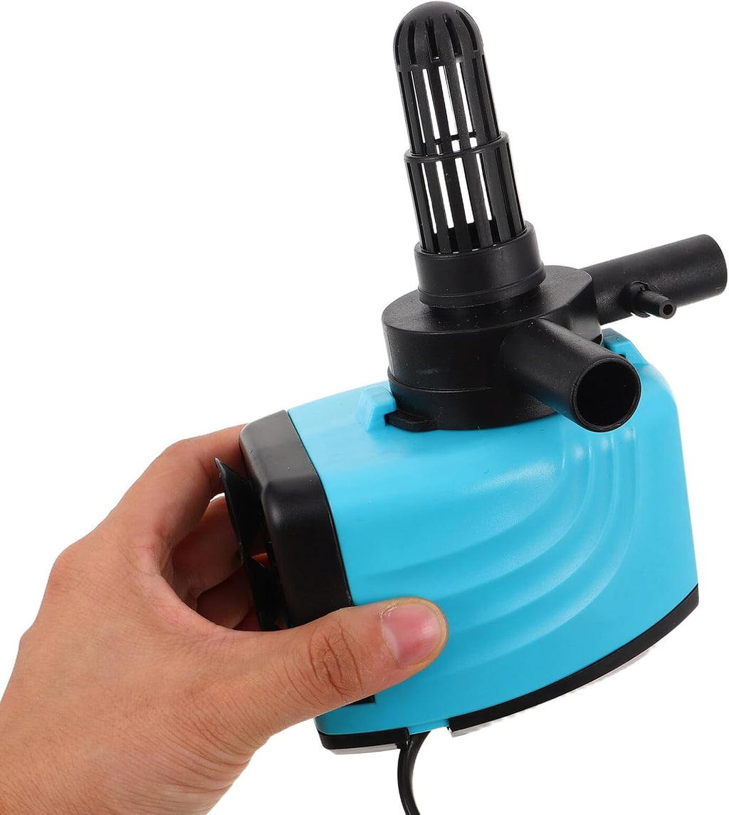 Angoily Silent Aquarium Oxygen Pump with Wave Maker and Water Circulation Compact Submersible Fish Tank Pump for Quiet Operation and Efficient Oxygenation in Freshwater and Saltwater Tanks