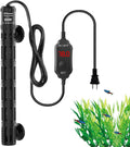 Fish Tank Heater with LED Digital Display Thermostat, Submersible Aquarium Heater with Protective Housing, 500W Adjustable Fish Heater for 75-120 Gallon Tanks