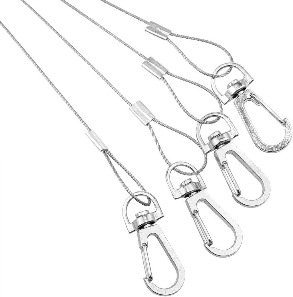 304 Stainless Steel Plant Hanger 35.5 cm Adjustable Steel Wire for LED Plant Growth Lamps Aquarium Fish Tank Lamps Indoor Plant Suspension Racks (Heavy-Duty Lamp Racks) 1PCS