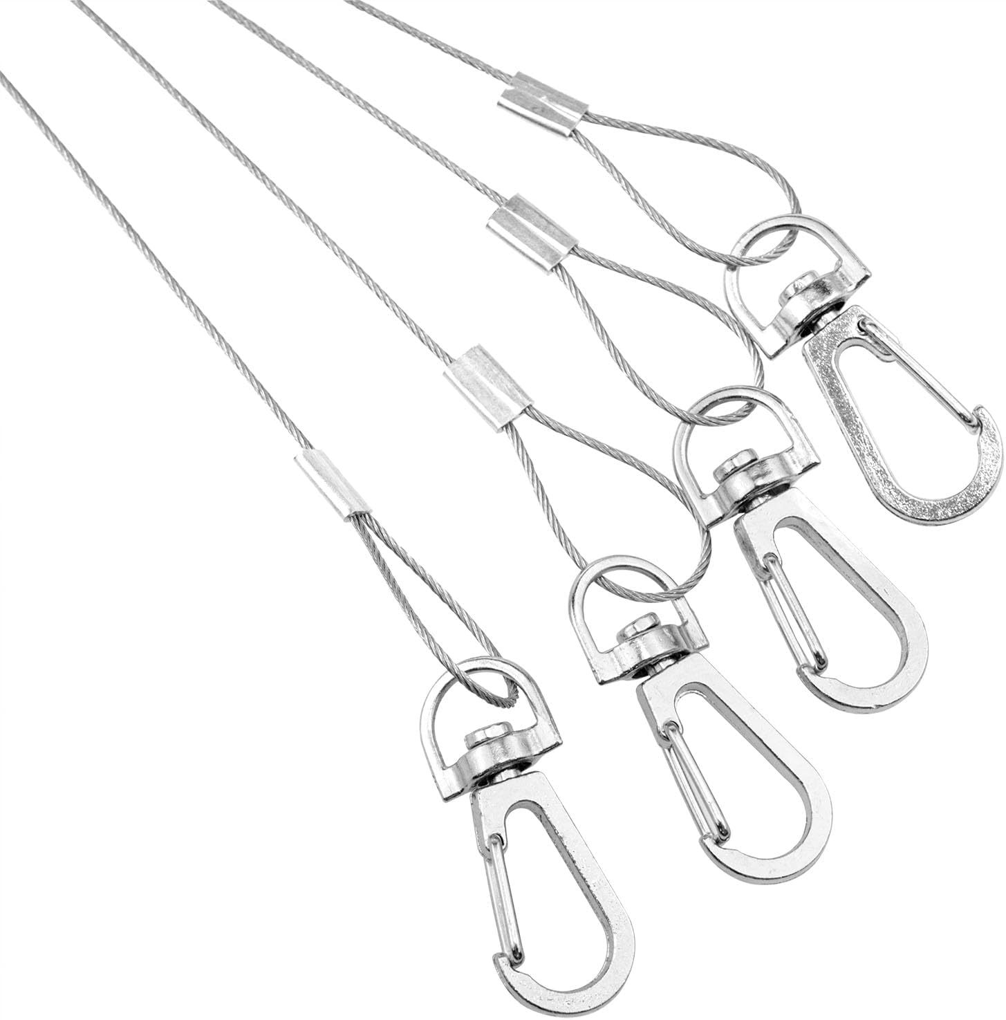 304 Stainless Steel Plant Hanger 35.5 cm Adjustable Steel Wire for LED Plant Growth Lamps Aquarium Fish Tank Lamps Indoor Plant Suspension Racks (Heavy-Duty Lamp Racks) 1PCS