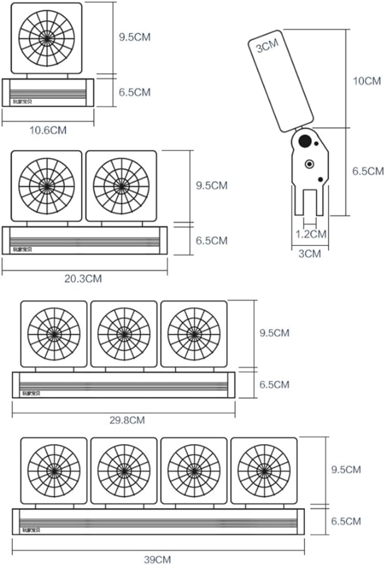 LONDAFISH Aquarium Chillers Aquarium Fan Fish Tank Cooling Fan System for Salt Fresh Water (3 Fan)