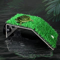 HIERYAN Turtle Basking Platform, Tortoise Ramp Reptile Tank Ladder Resting Terrace, Tortoise Ramp Reptile Ladder Resting Terrace Fish Tank Aquarium Turtle Dock Floating Décor