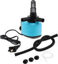 Angoily Silent Aquarium Oxygen Pump with Wave Maker and Water Circulation Compact Submersible Fish Tank Pump for Quiet Operation and Efficient Oxygenation in Freshwater and Saltwater Tanks