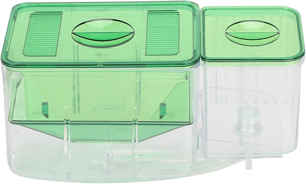 Breeder Box for Fish Tank, Breeding Transparent Aquarium Little Hatching Tanks Double Layer Isolation Hatchery Incubator Injured Small Shrimp Nursery Tank Divider Safe Separation