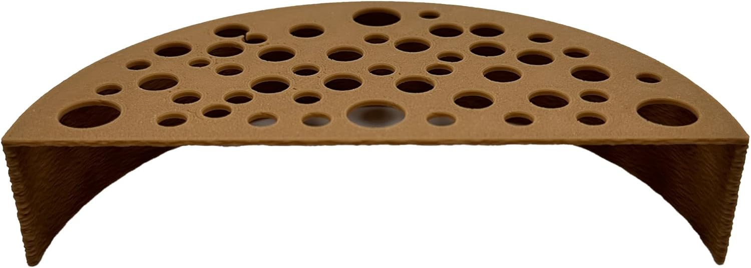 Shrimp Breeding Protector | Shrimp Breeding Cave Aquarium Tunnel | CTWPets (Light Brown)
