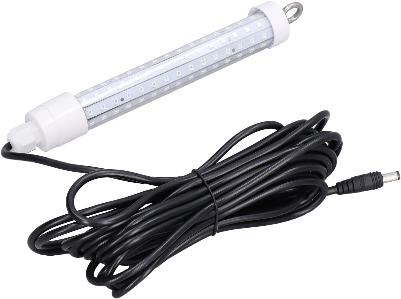 Underwater Fishing Light LED Green, IP68 Submersible 10W 1000lm, 360 Degree Fish Attractor for Squid Prawn Perch, 21.5cm 6m Wire