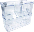 Mipukbay Medium Aquarium Isolation Breeding Box, Acrylic Transparent Aquarium Breeder Box for Fish Fry Hatching, Shrimp Breeding, Betta, Guppy, Killifish, Clownfish, Suitable for 5-40 Gallon Tanks