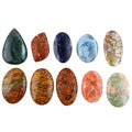 150+ carats Oval Mix Stone Gemstone Crystals, Wholesale Cabs, Wire Wrapping, Polished Crystals, Natural Stones, Jewelry Making Supplies, DIY Stone, AA+ (5 Pcs)