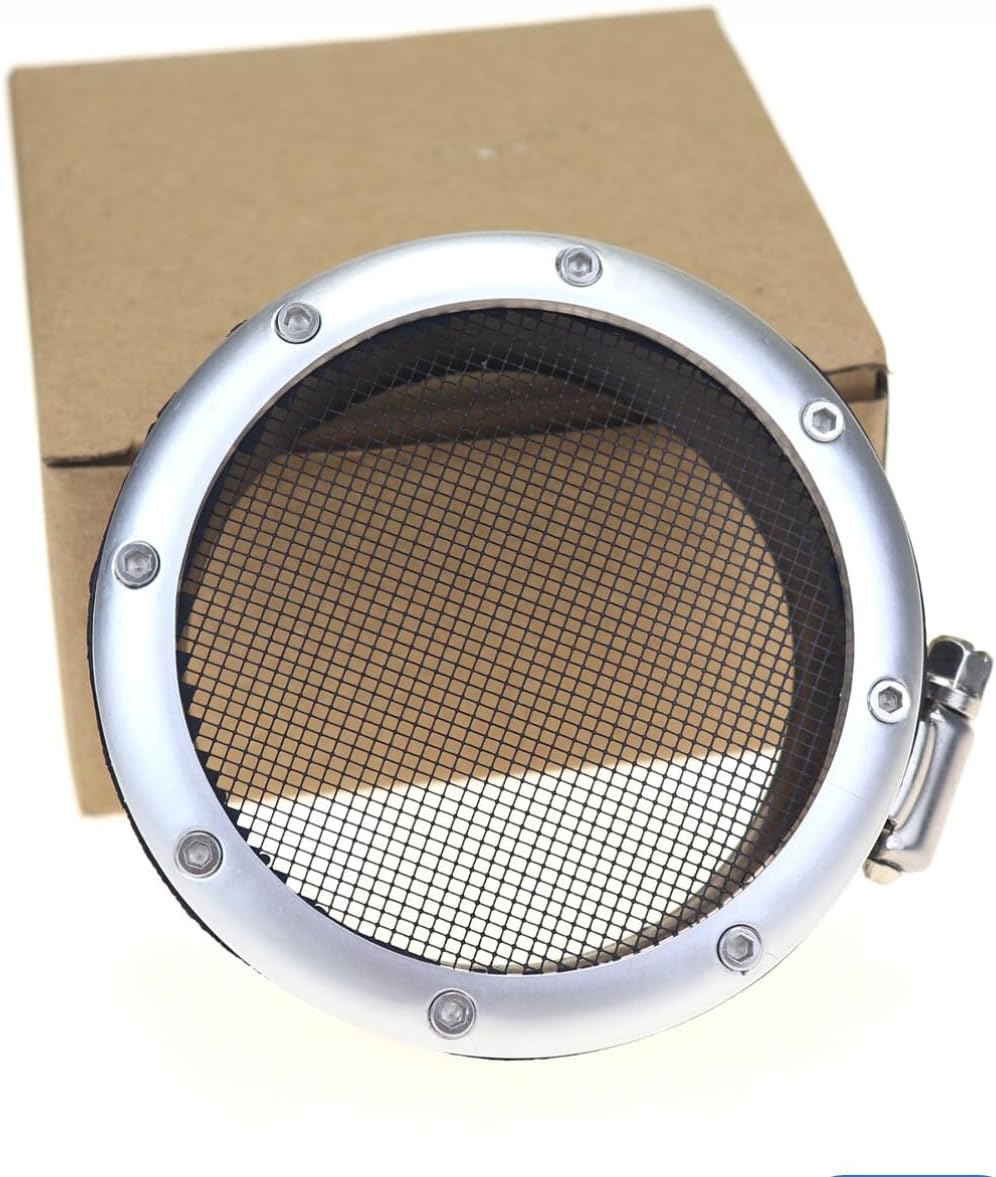 Turbo Air Filter Guard Street Version Grill fits 4" Inlet BLACK 3 in or 4 inch (Black, 4" Turbo Inlet)