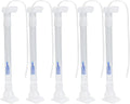 Marsrut 5pcs Under Gravel Filter Aquarium Uplift Tube, Undergravel Bottom Filters for Fish Tanks Water Cleaner Small Board Air Clean System Freshwater Saltwater, Clear Tubing Accessory Kit