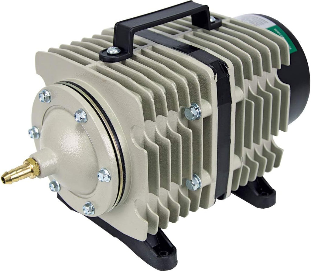 Hydrofarm Active Aqua AAPA110L 112W 1750 GPH Commercial Pond Hydroponics 12 Outlet Air Pump, Black