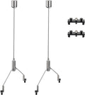 NICREW Reef Light Hanging Kit, Compatible with HyperReef Gen 2 Series and NavaReef Series Lights, 9.8 ft Long