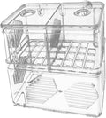 Aquarium Fish Breeder Box Hatching Clear Accessory Acrylic Fish Box Separator for Clownfish Guppy Fishes
