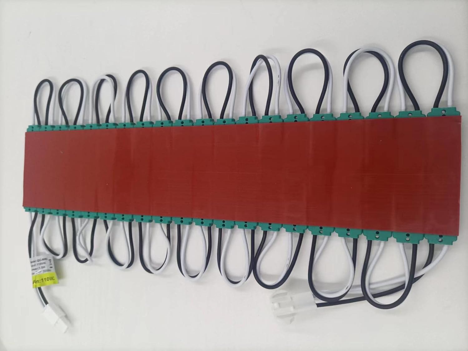 AC 110V LED Module Green 1.5W for Letter Lightbox Advertising Signs with Tape Adhesive Backside (200pcs Pack)
