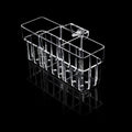 2 Pack Clear Aquarium Plant Holder Top Hanging Fish Tank Plant Holders Fits up to 0.8in Tank Edges, Aquarium Décor