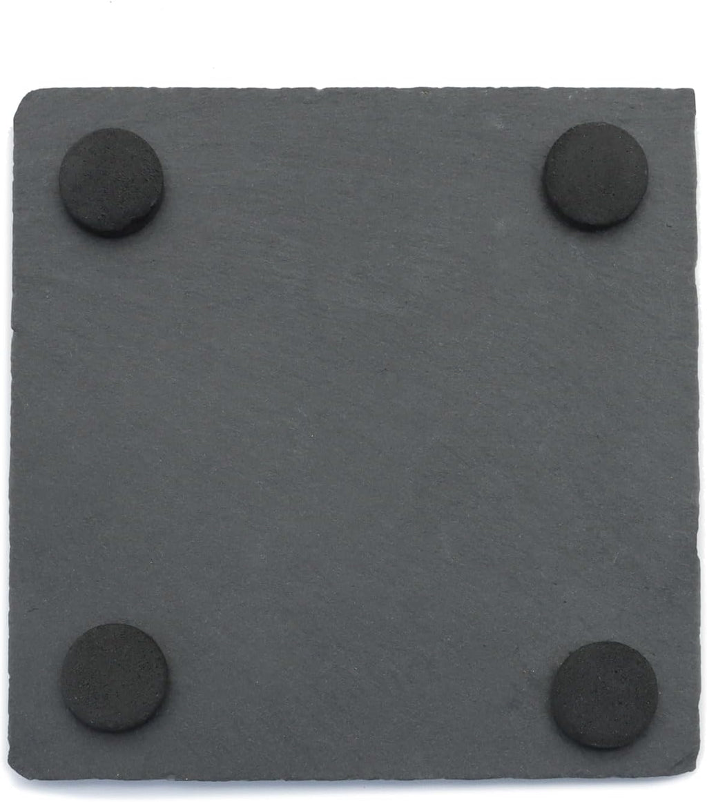 Slate Tiles for Reptiles, Food Bowl Dish Feeding Slate Tortoise Habitat Accessories for Reptiles Tank (10 x 10 cm)