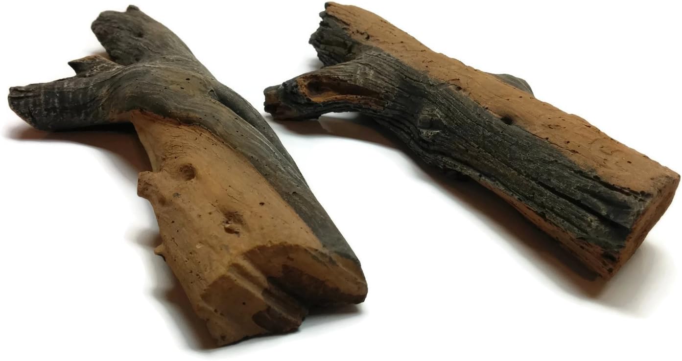 Midwest Hearth Gas Logs Deluxe Decorative Branch and Twig Set | Cast from Real Logs and Hand Painted in USA (Juniper 3-Piece)