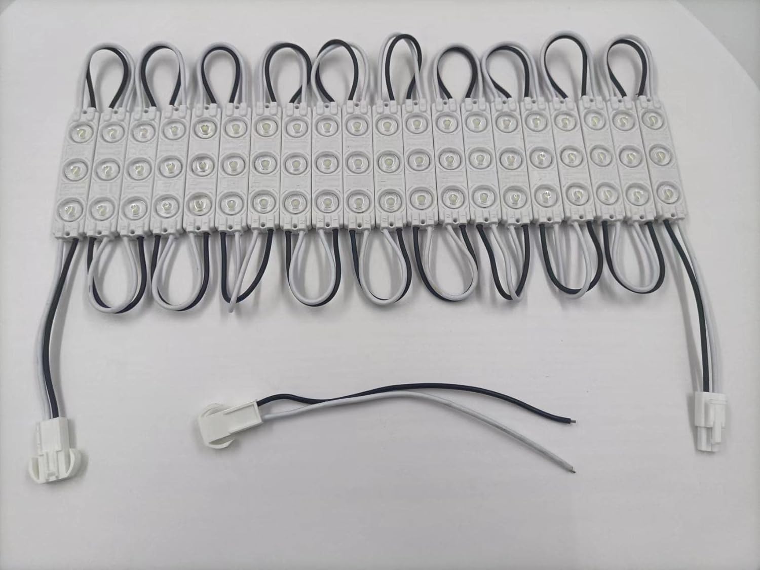 110V AC LED Module 6500K White 1.5W for Letter Lightbox Advertising Signs with Tape Adhesive Backside (200pcs pack)