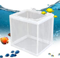 Fish Breeder Box - Fish Isolation Box Mesh Box, Aquarium Breeder Box, Fish Fry Hatchery, Juvenile Separation Net with Suction Cups, Nursery for Guppy Shrimp