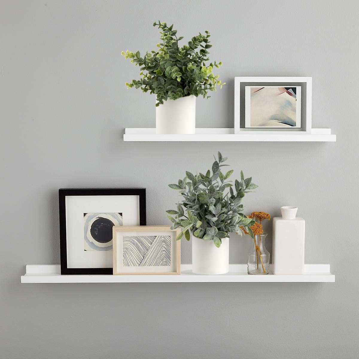 Briful Mini Fake Plants Set of 3 Small Faux Plant Eucalyptus Rosemary Greenery Potted Plants Artificial Decor for Home Table Office Room Desk Bathroom Shelf Kitchen Farmhouse Mantel Decoration