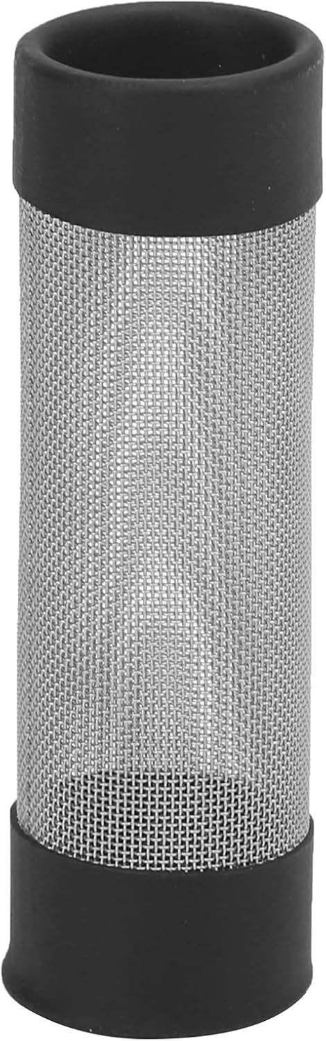 Pssopp Aquarium Filter Mesh Fish Intake Strainer Filter Cover Stainless Steel for Fish Filter Guard(Inner Diameter 12mm)