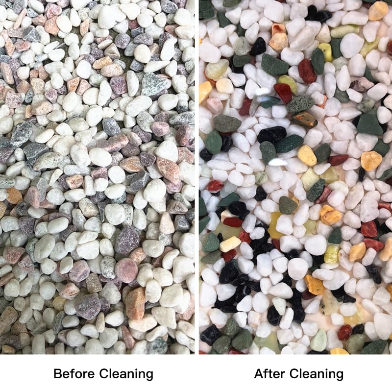 500G/ 1.1LB Succulent Rocks, 0.3-0.8Inch Horticultural Grit for Indoor Plant Decoration, Natural River Stones for Cactus, Decorative Gravel for Landscaping, Aquariums, Bonsai, Vases Fillers(Mixed)