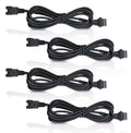 4 Pcs 4 Pin 60 inch LED Rock Light Extension Cable, Rock Light Extension Wire 4 Pin RGB Connector with High-Purity Copper & PVC Insulation for Motorcycle, ATV, Car,Trucks, RV & Neon Strip