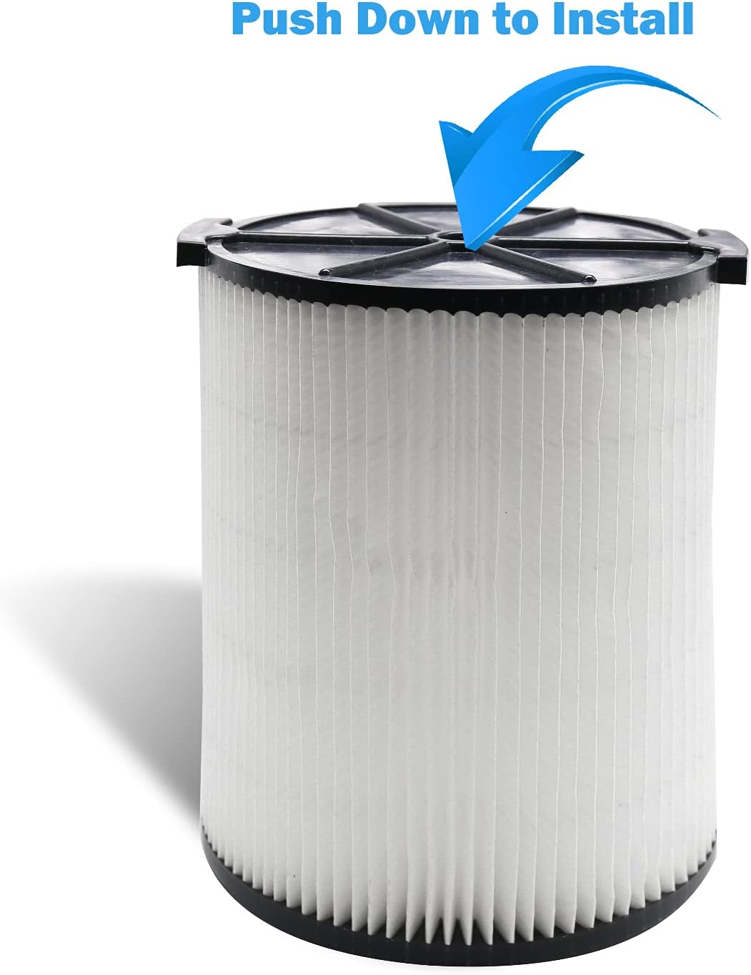 2 Pack VF4000 Replacement Filter for Shop Vac Wet Dry Vacuums 5-20 Gallon 72947 & for Husky 6-9 Gallon Vacuum Cleaners, Compatible with Rigid RV2400A WD5500 WD0671 WD1270 RV2600B WD06700 WD09450