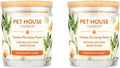 One Fur All Pet House Fall Candles, Long Lasting, Clean Burning, Soy Wax Scented Candles for Pet Odor, Mandarin Sage, 2 Pack