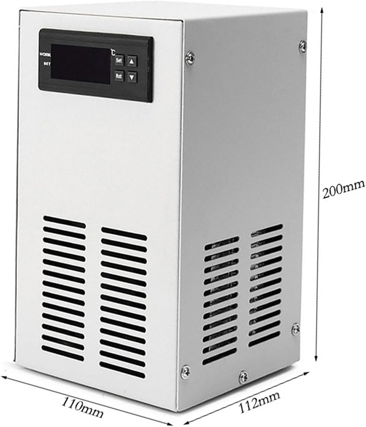 Tyenaza Aquarium Chiller, 20L Quiet Constant Temperature Adjustable Fish Tank Water Cooling Machine Aquarium Cooler