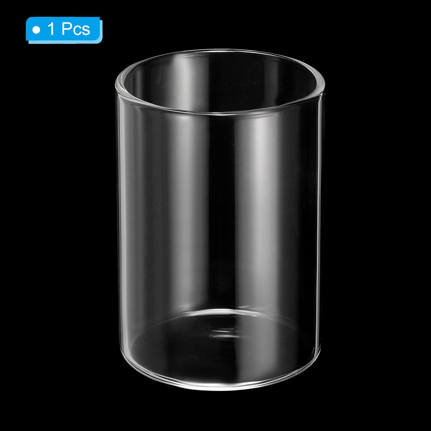 PATIKIL Clear Glass Cylinder Vase, 2.8" Tall and 2" Dia Tabletop Flowers Vase Floating Candle Holder Vase for Home Decor Wedding Centerpieces(3oz)