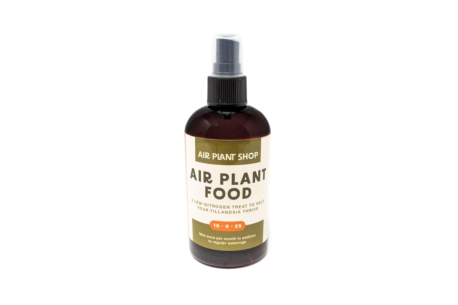 Air Plants Fertilizer in fine Mist Spray Bottle – Plant Food for Tillandsia - Monthly use for Growth of House Plants (1 Pack - 8 OZ)