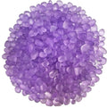 Purple Glass Stones, 0.85LB/385g Glass Rocks for Vase, Aquarium Pebbles for Fish Tank, Sea Glass Rocks for Vase Filler Craft