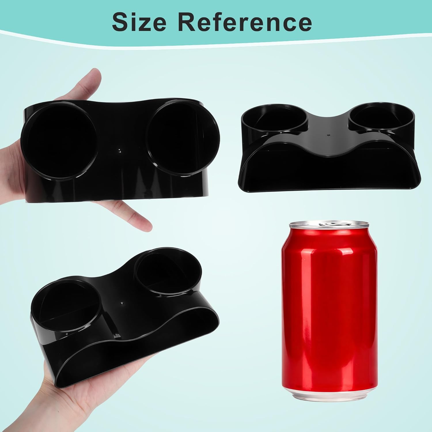 Aquarium Decor, Underground Tunnel Cave with Holes for Viewing, Fish Tank Decoration Hideout, for Cory Catfish, Shrimp, Loach and Pleco, Black